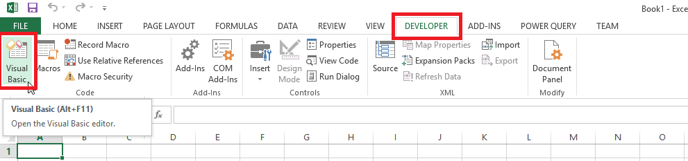 Excel Visual Basic for Applications Tutorial